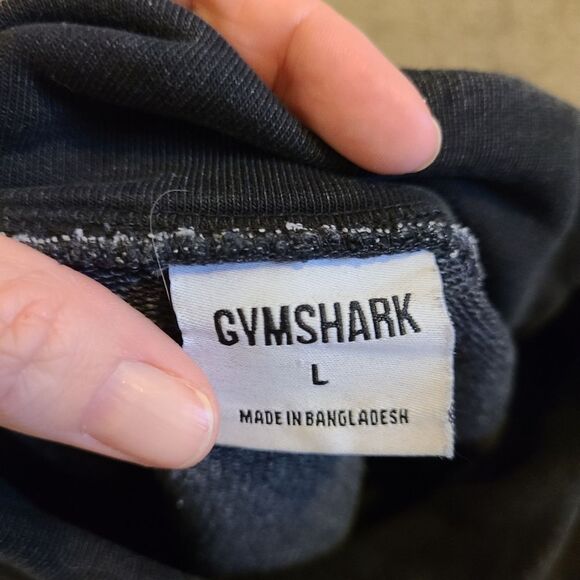 Gymshark black Mock Neck Sweatshirt size L - Picture 5 of 6